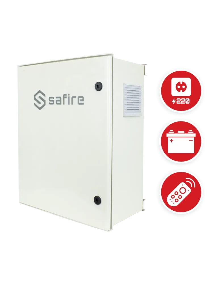 Safire - Armario de poliéster SMC - Dimensiones exteriores 60x50x23cm