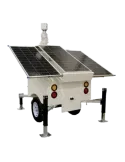SAFIRE Trailer de alimentación autónoma para CCTV - Panel solar de 3x1