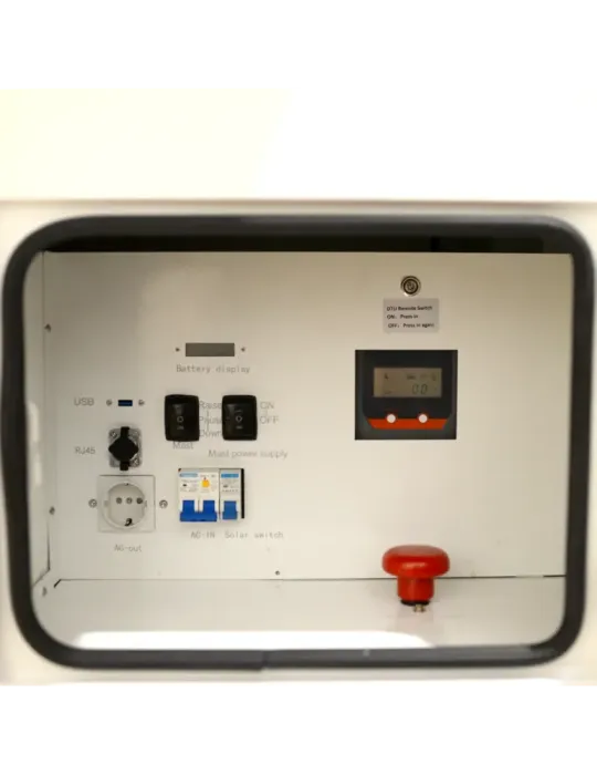 SAFIRE Trailer de alimentación autónoma para CCTV - Panel solar de 3x1