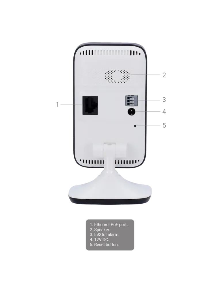 Safire Smart - Cámara Cube IP gama B1 WiFi - Resolución 4 Megapíxel (2