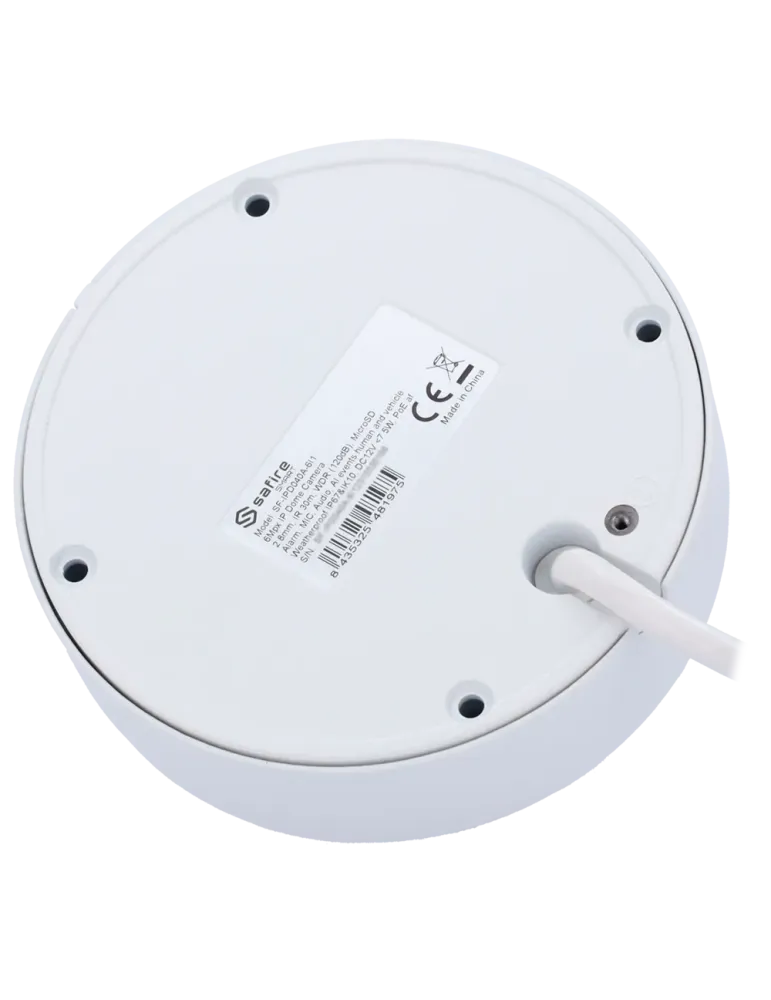 Safire Smart - Cámara Domo IP gama I1 AI Avanzada - Resolución 6 Megap
