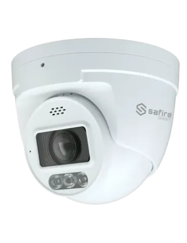 Safire Smart - Cámara Turret IP gama I1 con Disuasión activa - Resoluc