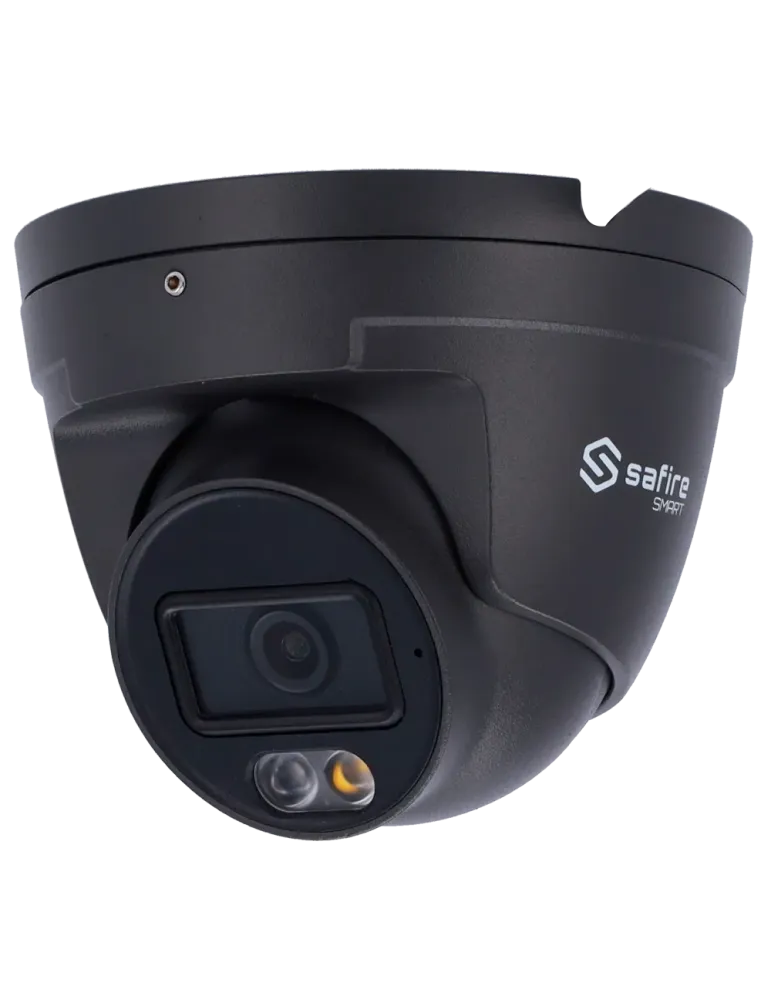 Safire Smart Cámara Turret IP gama E1 IA - Color Gris - Resolución 4 M