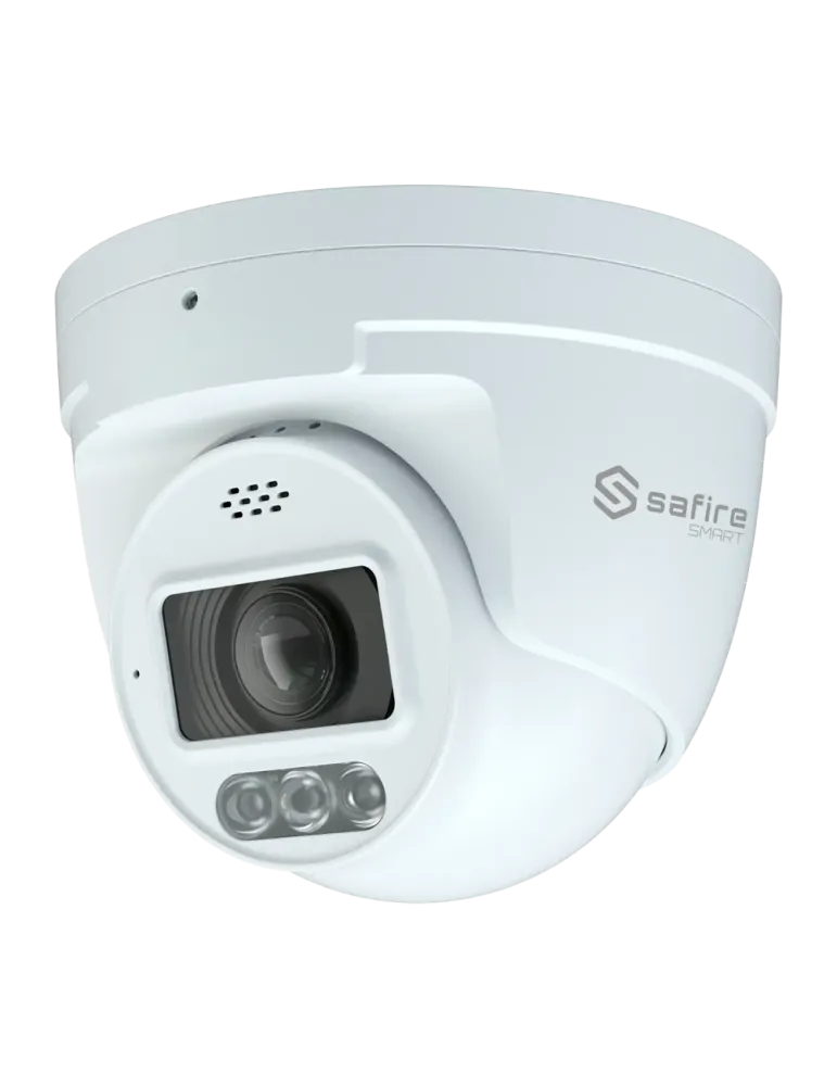 Safire Smart - Cámara Turret IP gama I1 con Disuasión activa - Resoluc