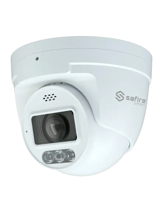 Safire Smart - Cámara Turret IP gama I1 con Disuasión activa - Resoluc