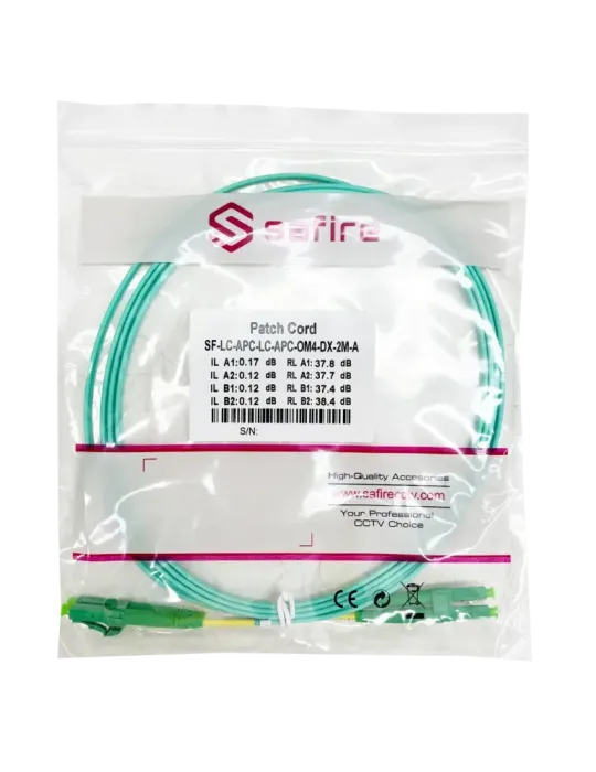 SAFIRE Cable de conexión de fibra óptica - Fibra multimodo OM4 - Conec