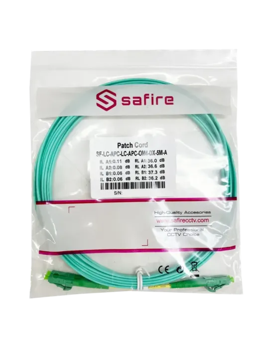 SAFIRE Cable de conexión de fibra óptica - Fibra multimodo OM4 - Conec