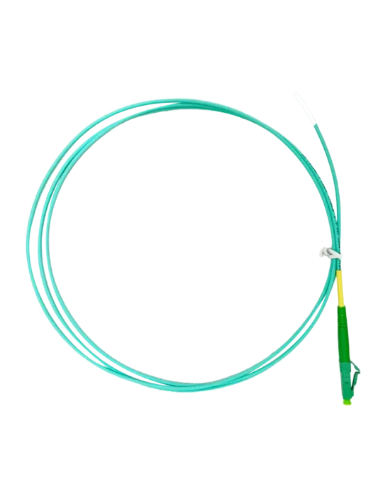 SAFIRE Pigtail de fibra óptica - Fibra multimodo OM4 - Conector LC APC