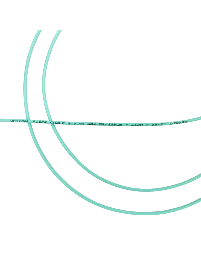 SAFIRE Pigtail de fibra óptica - Fibra multimodo OM4 - Conector LC APC