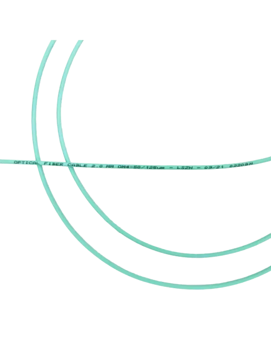 SAFIRE Pigtail de fibra óptica - Fibra multimodo OM4 - Conector LC APC