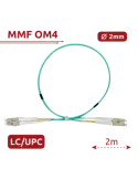 SAFIRE Cable de conexión de fibra óptica - Fibra multimodo OM4 - Conec