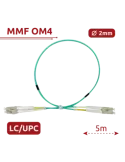 SAFIRE Cable de conexión de fibra óptica - Fibra multimodo OM4 - Conec
