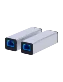 Safire Kit de conversor de medios (2 unidades) - 1x Puerto Ethernet RJ