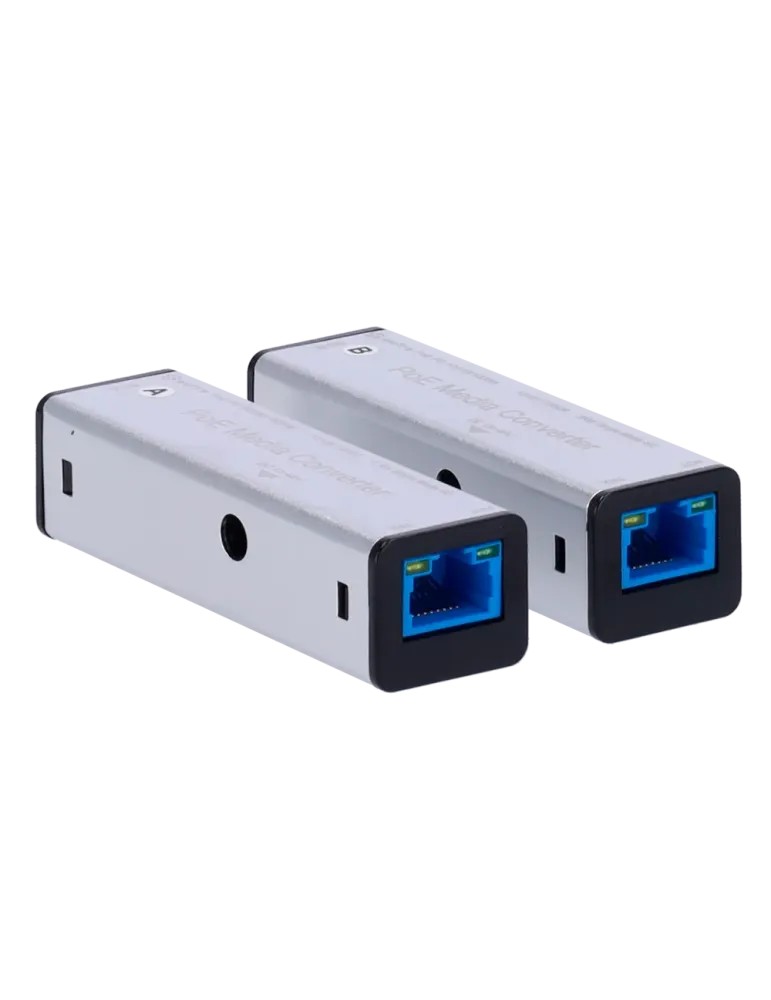Safire Kit de conversor de medios (2 unidades) - 1x Puerto Ethernet RJ