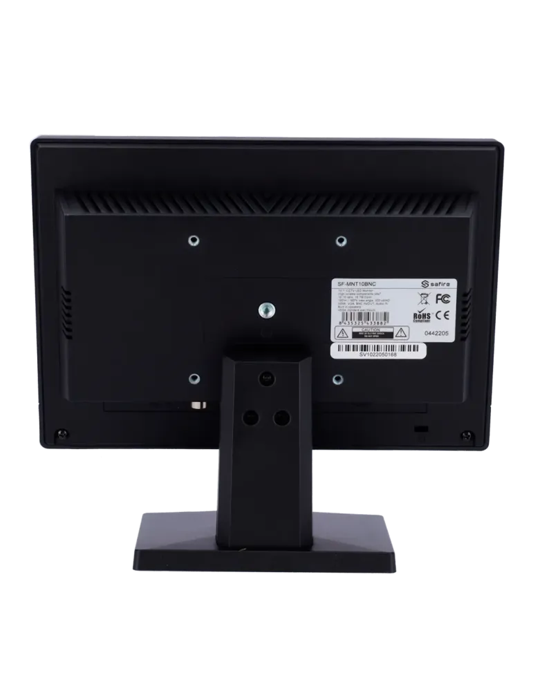 SAFIRE Monitor 10″ - Resolución WXGA - Refresco 60 / 75 Hz - Contraste