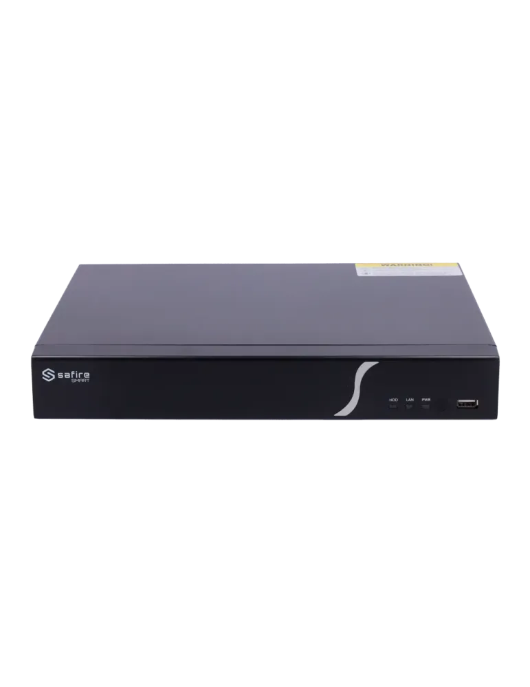 Safire Smart - Grabador NVR para cámaras IP gama B1 - 4 CH vídeo / Com