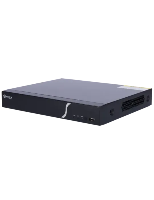 Safire Smart - Grabador NVR para cámaras IP gama B2 - 4CH vídeo / Comp