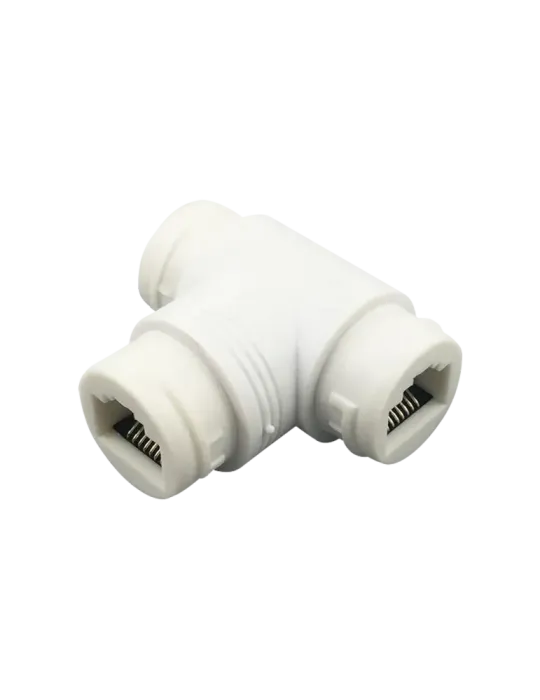 SAFIRE Combinador y separador PoE RJ45 - Para cámaras IP - Color blanc