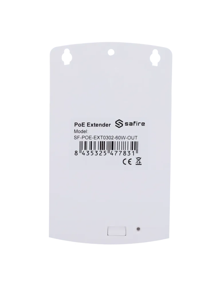 Safire Extensor PoE de Exterior - Amplía alcance alimentación PoE hast