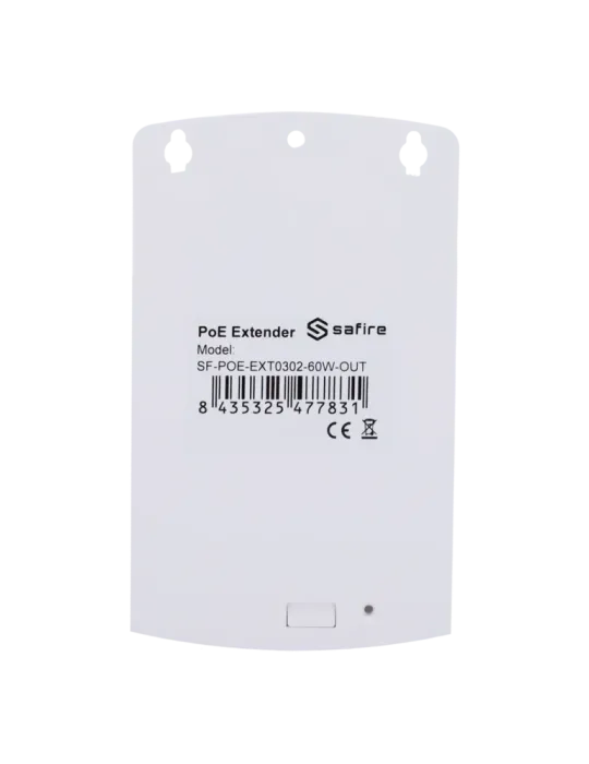 Safire Extensor PoE de Exterior - Amplía alcance alimentación PoE hast