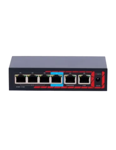 Safire Indoor Hi-PoE Extender Switch - Amplía alcance alimentación PoE