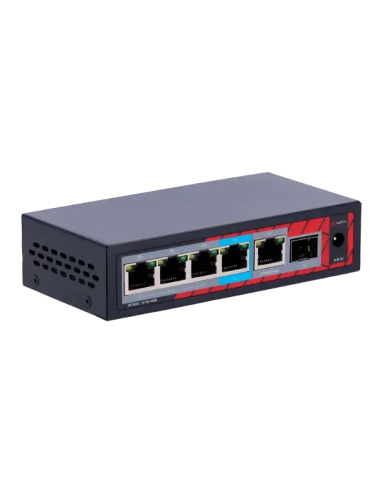 Safire Indoor POE extender Switch - Amplía alcance alimentación POE -