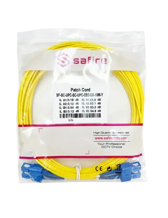 SAFIRE Cable de conexión de fibra óptica - Fibra monomodo OS2 - Conect