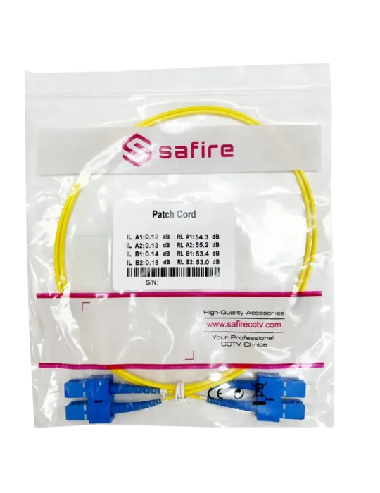 SAFIRE Cable de conexión de fibra óptica - Fibra monomodo OS2 - Conect