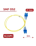 SAFIRE Cable de conexión de fibra óptica - Fibra monomodo OS2 - Conect