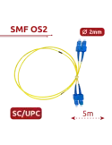 SAFIRE Cable de conexión de fibra óptica - Fibra monomodo OS2 - Conect