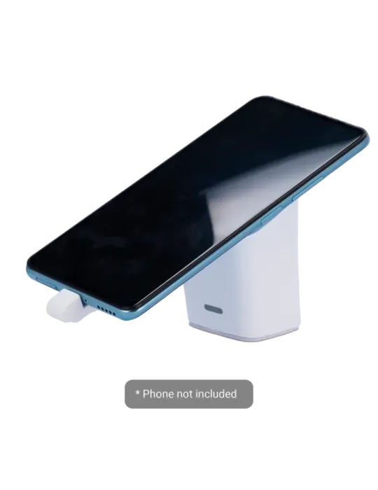 SAFIRE Soporte con alarma antihurto EAS - Apto para teléfonos móviles
