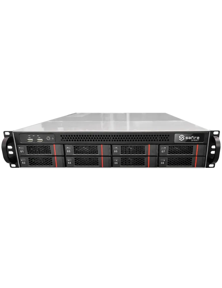 Safire Smart - Servidor con VMS hasta 1000CH - 256 dispositivos - Hast