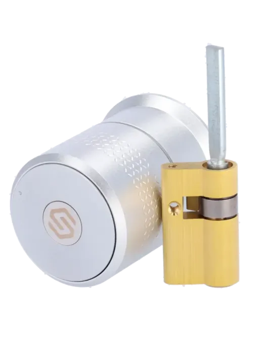 SAFIRE Cerradura inteligente Bluetooth - Cilindro ajustable motorizado
