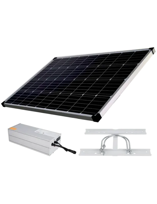 SAFIRE Sistema de alimentación autónoma para CCTV - Panel solar de 200