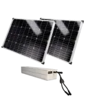 SAFIRE Sistema de alimentación autónoma para CCTV - 2x Panel solar de