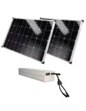 SAFIRE Sistema de alimentación autónoma para CCTV - 2x Panel solar de