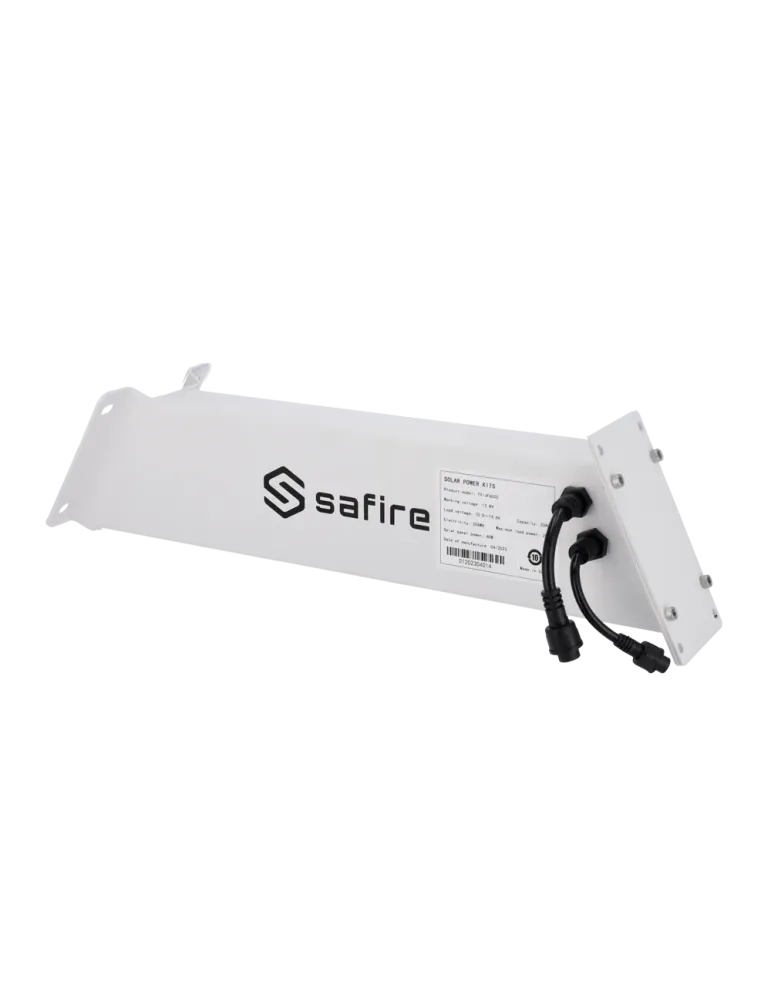 SAFIRE Sistema de alimentación autónoma para CCTV - Panel solar de 60W
