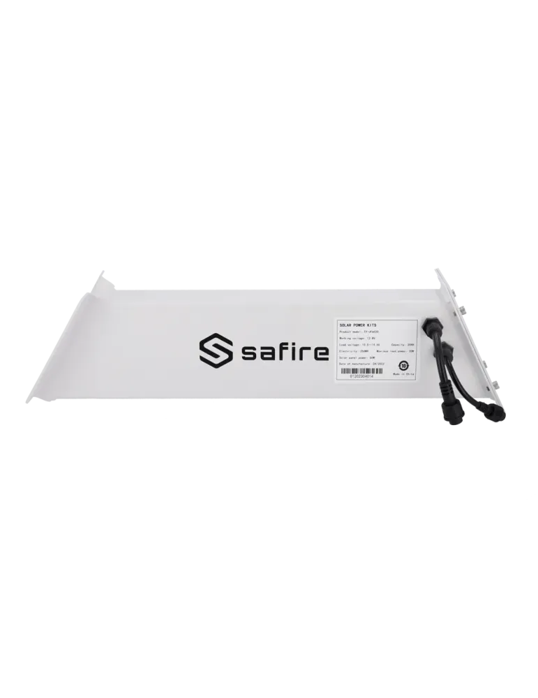 SAFIRE Sistema de alimentación autónoma para CCTV - Panel solar de 60W