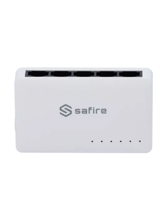 Safire - Switch de sobremesa - 5 puertos Gigabit - Velocidad 10/100/10