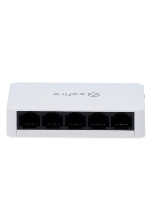 Safire - Switch de sobremesa - 5 puertos Gigabit - Velocidad 10/100/10
