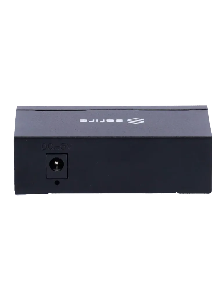 SAFIRE Switch de sobremesa - 5 puertos Gigabit - Velocidad 10/100/1000