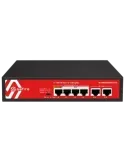 Safire Switch PoE - 4 puertos PoE + 2 Uplink RJ45 - Velocidad de puert