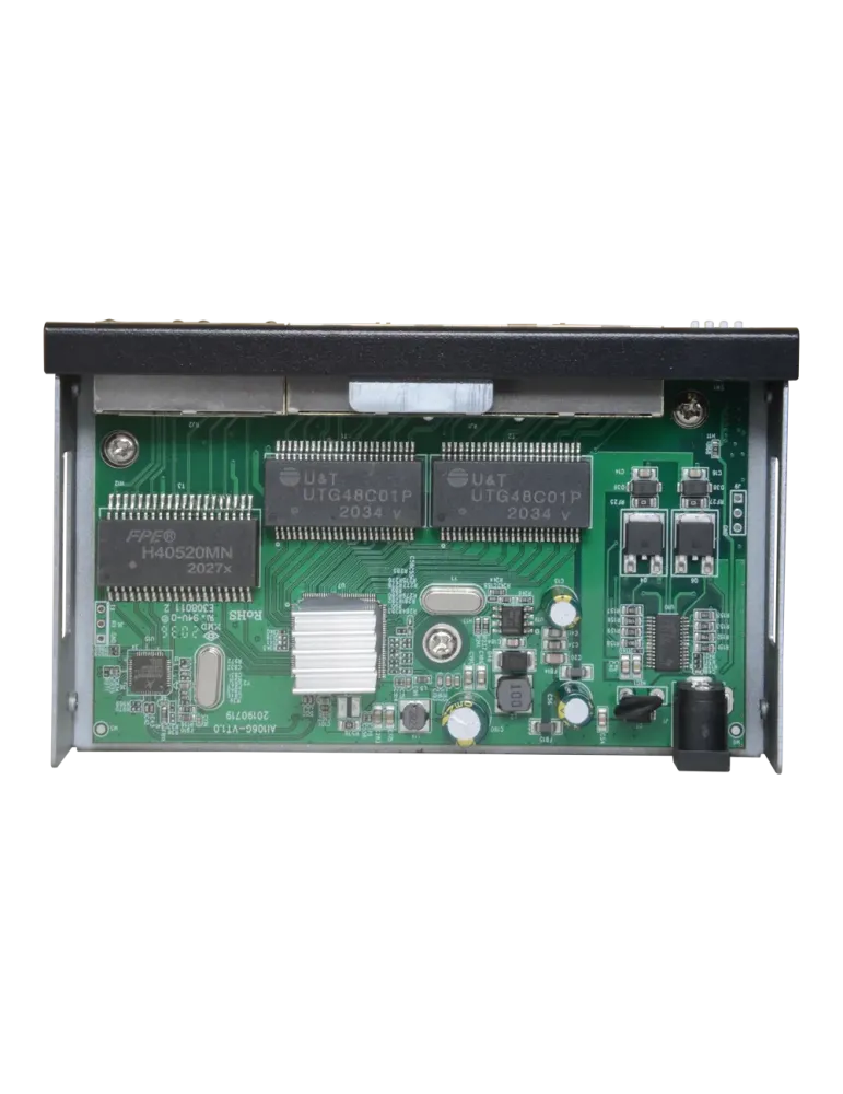 SAFIRE Switch PoE - 4 puertos PoE + 2 Uplink RJ45 - Velocidad hasta 10