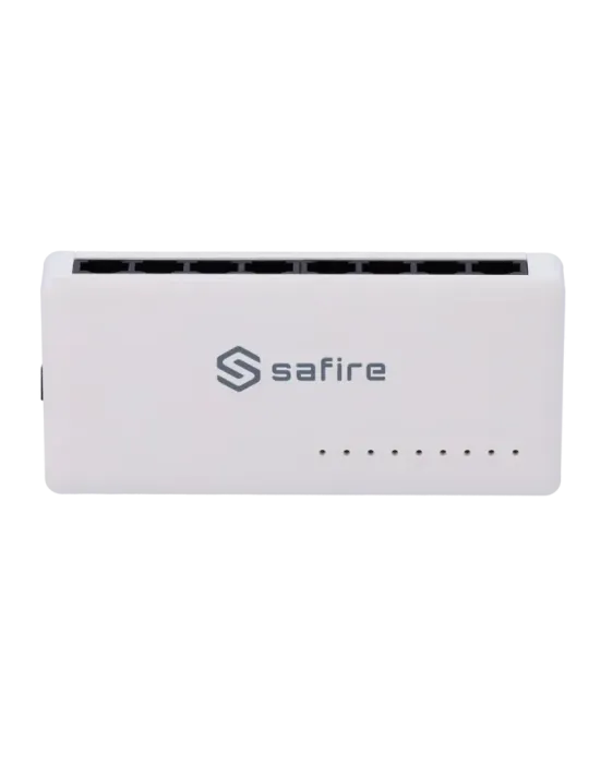 Safire - Switch de sobremesa - 8 puertos Gigabit - Velocidad 10/100/10