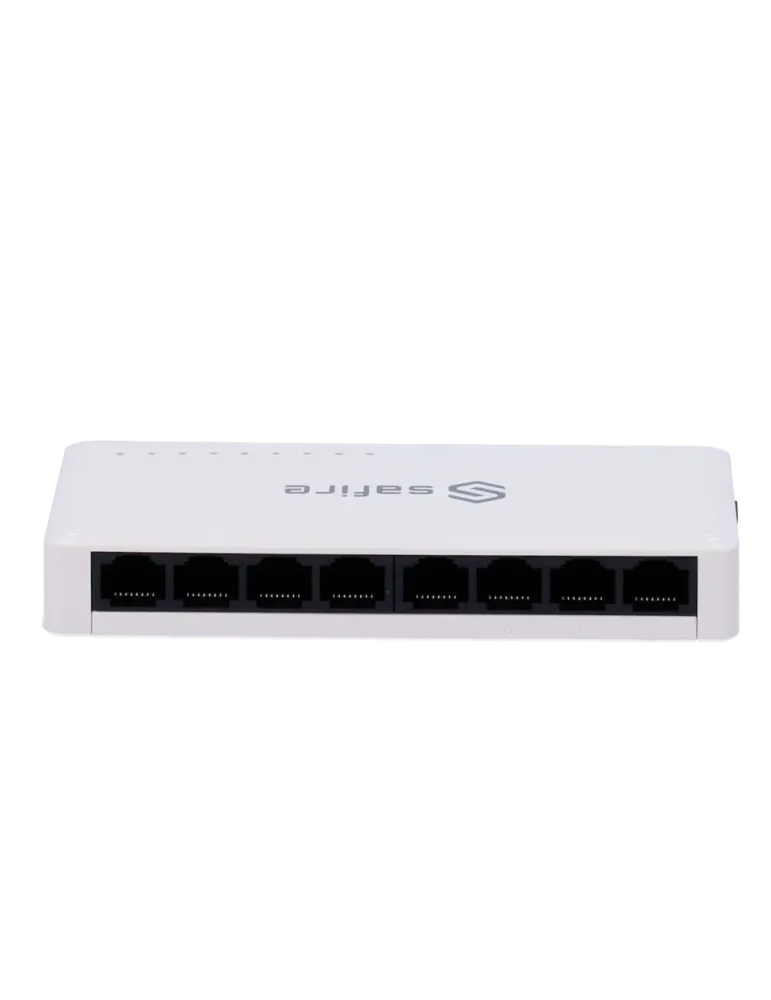 Safire - Switch de sobremesa - 8 puertos Gigabit - Velocidad 10/100/10