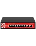 Safire Switch Hi-PoE - 8 puertos PoE + 2 Uplink RJ45 - 10x 10/100/1000
