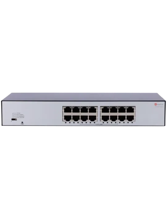 Safire Switch de sobremesa - 16 puertos Gigabit - Velocidad 10/100/100