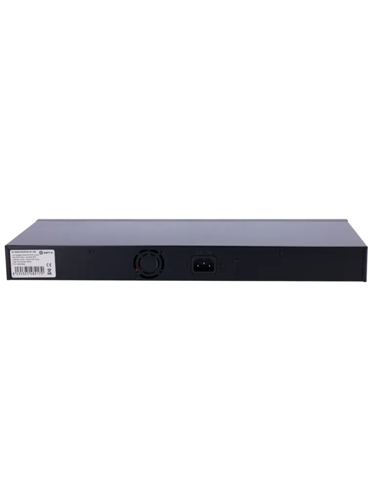 Safire Switch Hi-PoE - 16 puertos PoE + 2 SFP + 2 RJ45 - Velocidad de