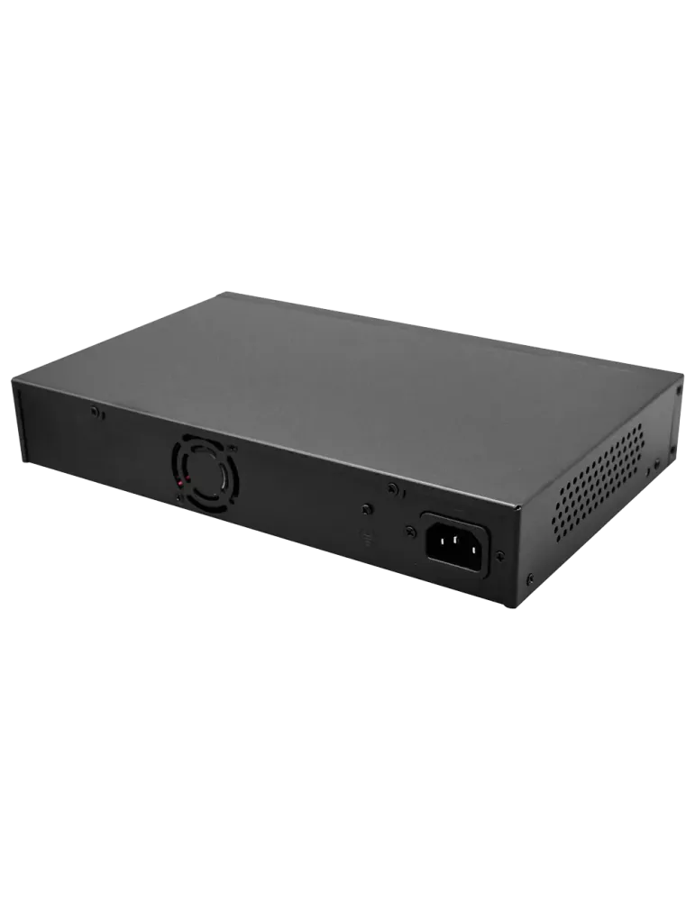Safire Switch Hi-PoE - 16 puertos PoE + 2 SFP + 2 RJ45 - Velocidad de
