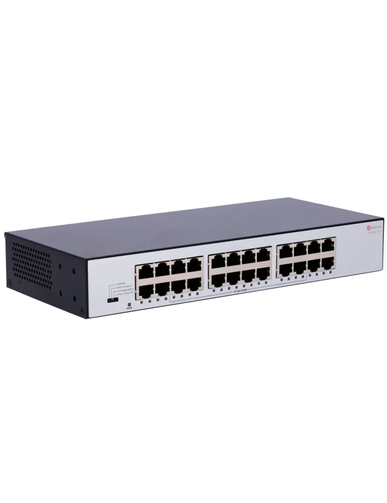 Safire Switch de sobremesa - 24 puertos Gigabit - Velocidad 10/100/100